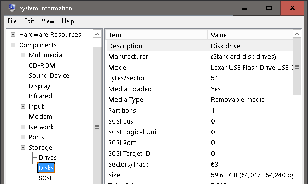 informacje o systemie