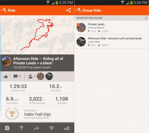 15 Strava - przejażdżki grupowe