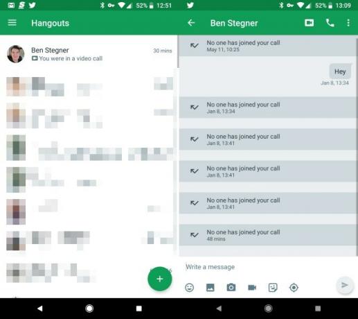 jak korzystać z Google Hangouts na Androidzie