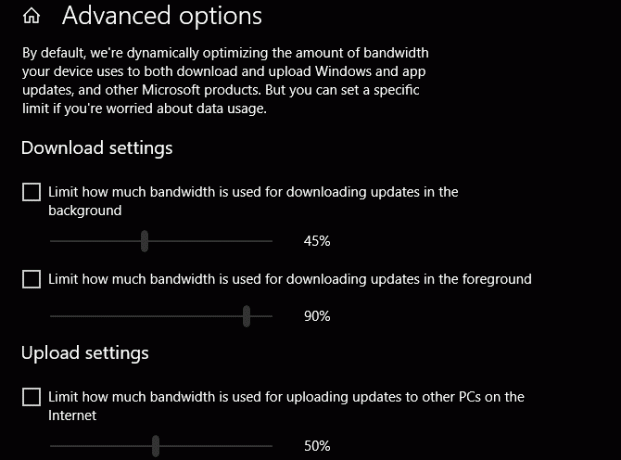 Zaawansowane opcje aktualizacji systemu Windows 10