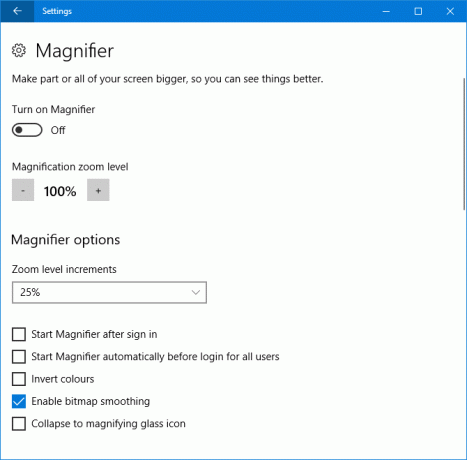 9 Nowe ustawienia Funkcje w Windows 10 Fall Creators Update magnifier