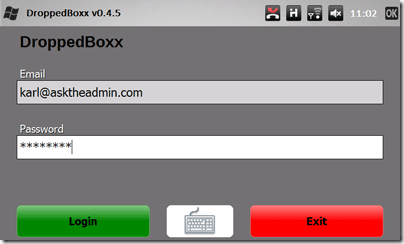 DroppedBoxx - nieoficjalny klient Dropbox dla Windows Mobile db7