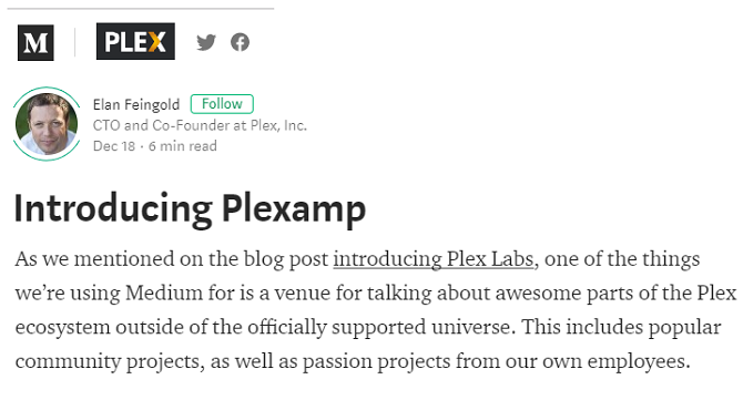 Przedstawiamy Plexamp z Plex Labs