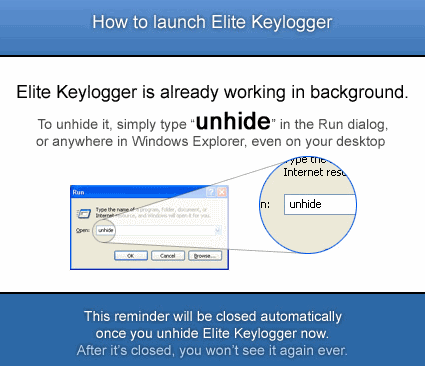 Instrukcje Elite Keylogger