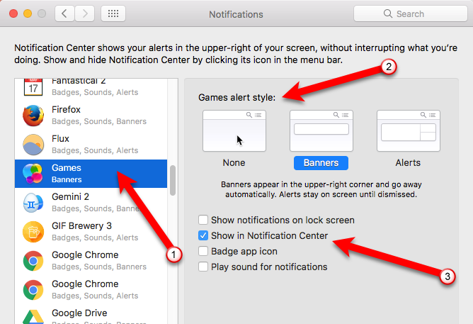 Jak korzystać (i wyłączać) Game Center na Macu i iOS 10 Dostosowywanie powiadomień na Macu