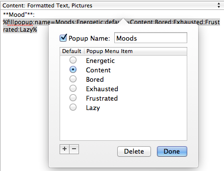 Formularz TextExpander