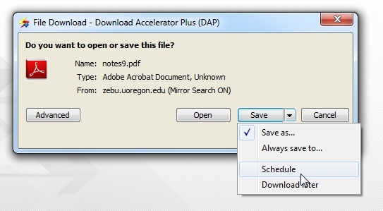 Download Accelerator Plus: szybki menedżer pobierania z harmonogramem i wieloma innymi funkcjami (bezpłatne konta)