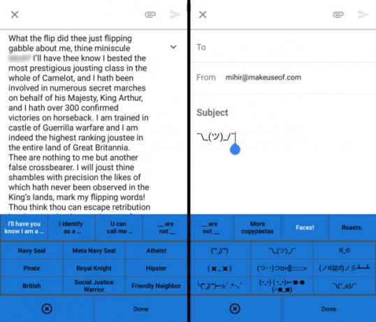 5 najlepszych klawiatur dla Androida dla emotikonów, GIF-ów i innych klawiatur dla Androida copypasta 1