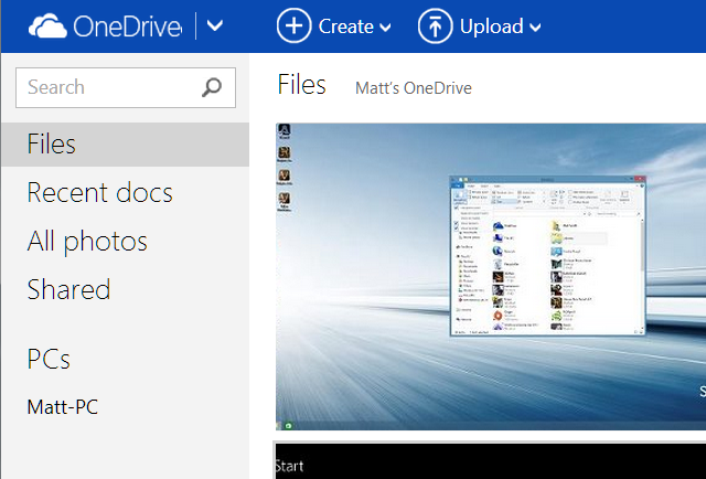 Jest to zrzut ekranu jednego z najlepszych programów systemu Windows o nazwie OneDrive