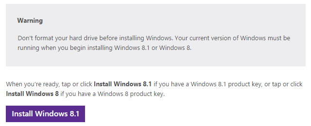 Pliki instalacyjne systemu Windows 8.1