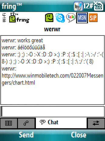 fring windows mobile przegląd