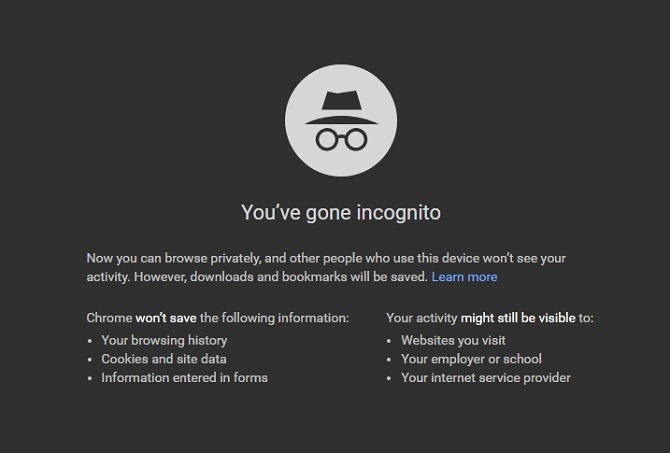 Tryb incognito to prywatne przeglądanie Google Chrome