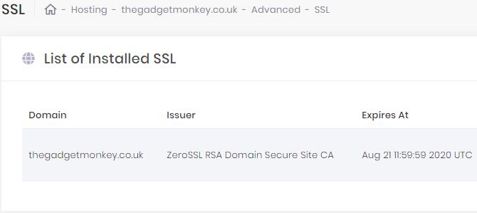 Zainstaluj certyfikat SSL na swoim serwerze
