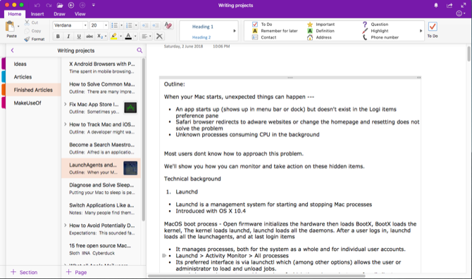 zarządzaj notatnikiem za pomocą onenote