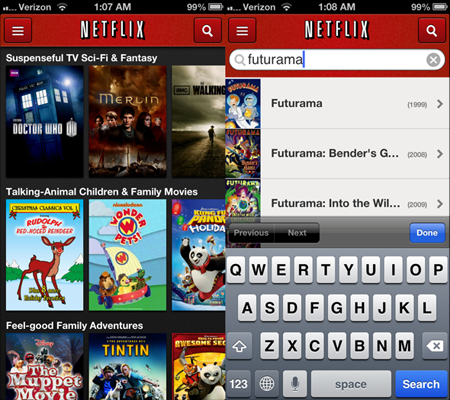 Netflix na iPhone'a