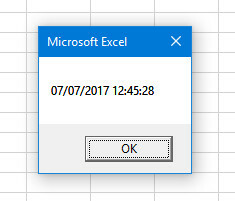 excel okno wiadomości