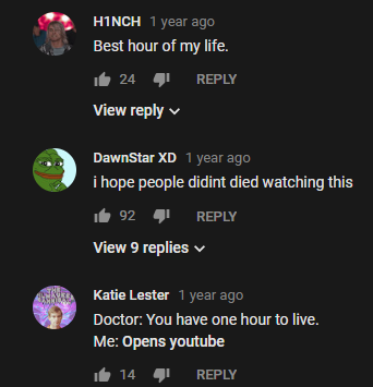 Komentarz do YouTube Doctor Live