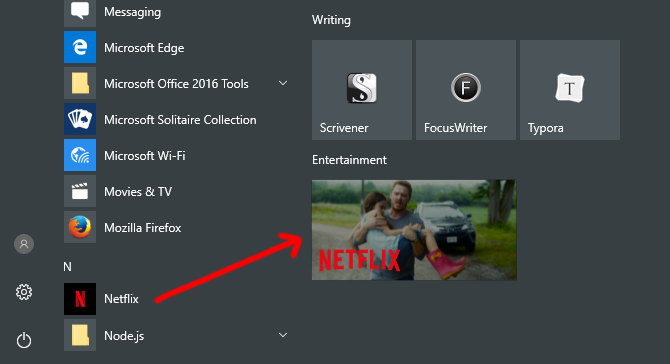 7 porad i poprawek Netflix, których należy używać dla użytkowników systemu Windows Netflix Windows 10 Live Tile