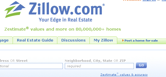 5 najważniejszych wyszukiwarek internetowych - Część 3,4, 5 zillow1