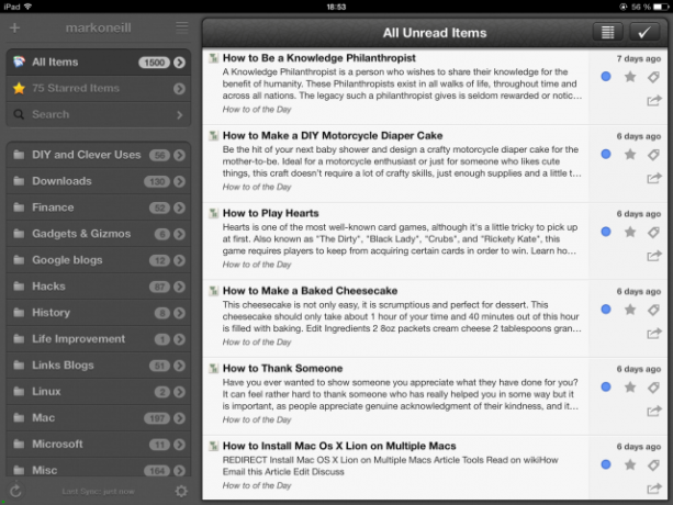 BazQux Reader - godny minimalistyczny zamiennik na Google Reader mrreader2