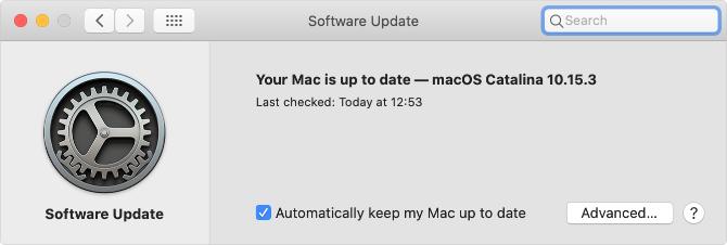 Aktualizacja oprogramowania Preferencje systemowe w systemie macOS