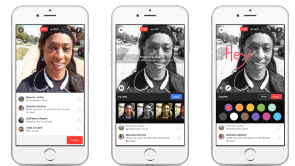 Facebook Live Filters