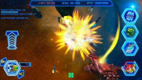 Star Splitter 3D: Strzelaj do rzeczy w kosmosie i wykonuj misje [iOS] star splitter1