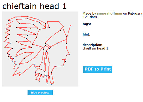 układanka puzzle kropka-kropka