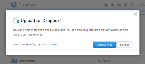 dostęp do Dropbox online