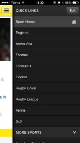 Jedyne aplikacje, których musisz śledzić 2013/14 Piłka nożna na swoim telefonie iPhone bbcsport1