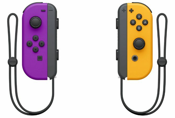 Nintendo Purple i Orange Joy-Cons