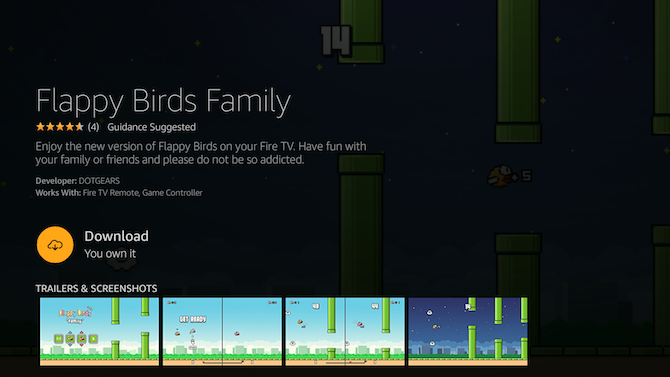 Jak korzystać z Amazon Fire TV Stick: Jak pobierać i grać w Flappy Birds Family i inne gry