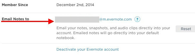 E-mailowe notatki do Evernote