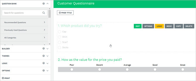 Utwórz ankietę w SurveyMonkey