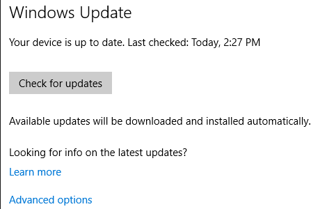 Windows 10 Windows Update Sprawdź dostępność aktualizacji