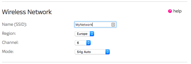 Ustawienia routera bezprzewodowego Tryb kanału SSID sieci