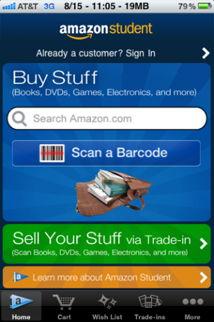 Amazon wprowadza na rynek nową aplikację na iPhone'a skierowaną do studentów [iOS News]