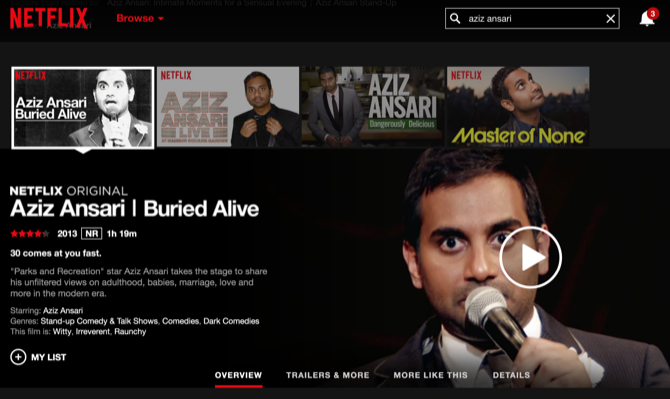 Aziz Ansari Netflix