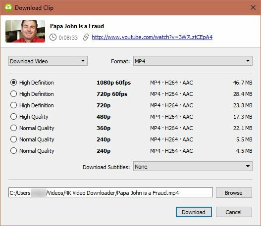 4K Video Downloader pobiera listy odtwarzania, kanały i więcej YouTube Video Downloader 4K Pobierz wideo