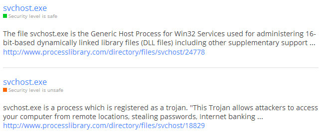 Przetwarzaj bibliotekę na svchost.exe