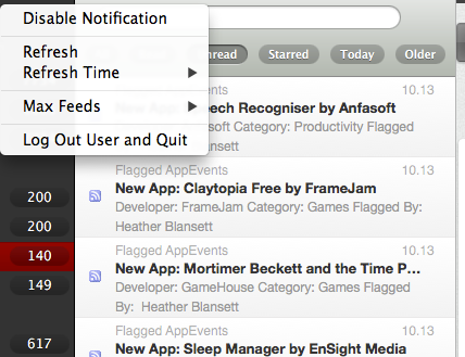 Google Reader Client Mac