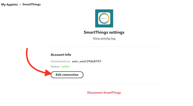 Jak skonfigurować i korzystać z systemu Samsung SmartThings edytuj połączenie z ifttt