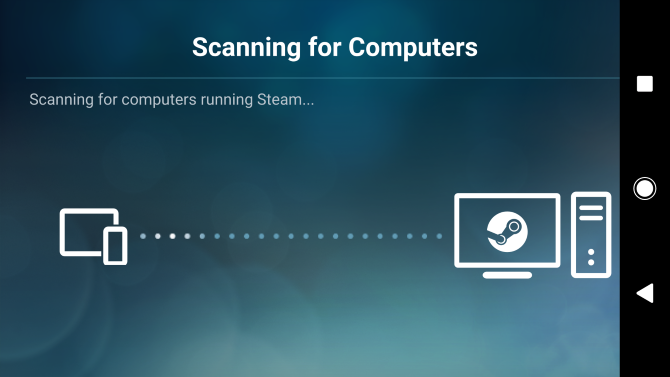 Wyszukaj komputer w systemie Android Steam Link