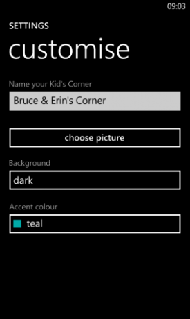 muo-windowsphone-kidscorner-customize