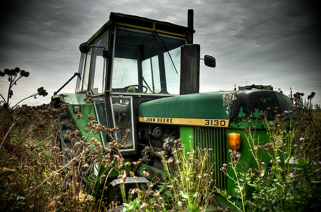 John Deere in the Grass