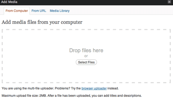 Co nowego w WordPress 3.3? przeciągnij i upuść program do przesyłania multimediów