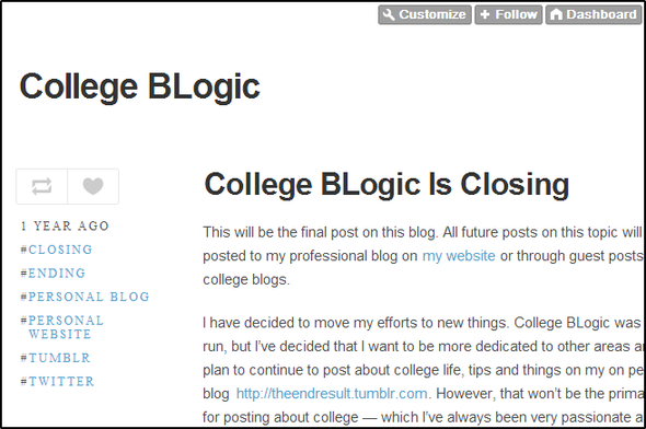 Twój przewodnik w ostatniej chwili dotyczący eksportowania Twojego postowego bloga, zanim zostanie zamknięty na zawsze Import2 CollegeBLogic Tumblr