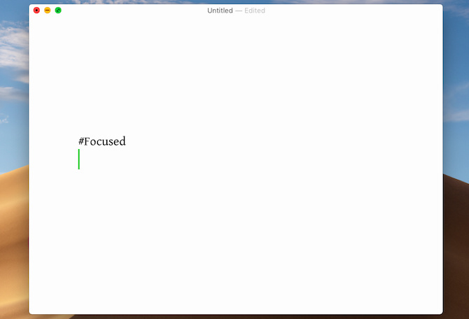 Focused, bezproblemowa aplikacja do pisania na komputery Mac