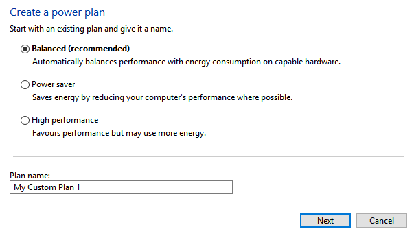 Brakuje planu zasilania o wysokiej wydajności w systemie Windows? Oto plan zasilania naprawy systemu Windows10