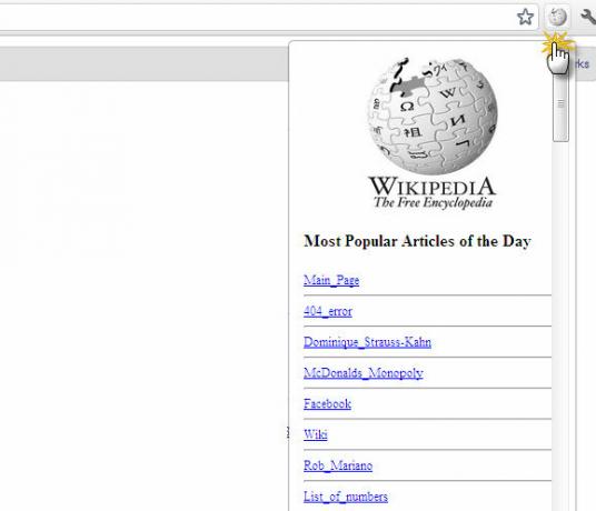 rozszerzenie wikipedia chrome